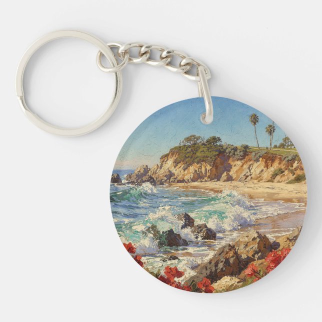 Kalifornienstrand | Impressionistisk kustkonst (Framsidan)
