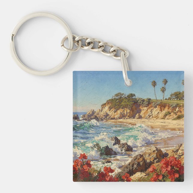 Kalifornienstrand | Impressionistisk kustkonst (Framsidan)