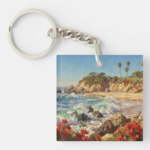 Kalifornienstrand | Impressionistisk kustkonst