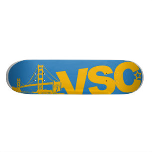 KalifornienThrowbackdäck Skateboard Bräda 21,5 Cm