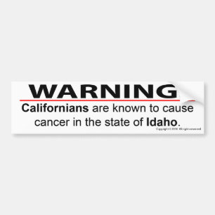 Kalifornisk cancer bildekal