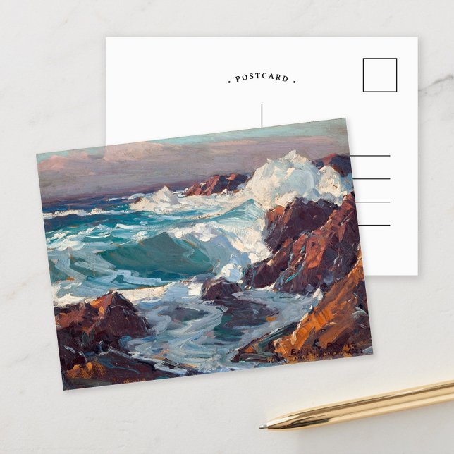 Kalifornisk kust | Edgar Alwin Payne Vykort (Skapare uppladdad)