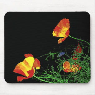Kaliforniska poppies musmatta