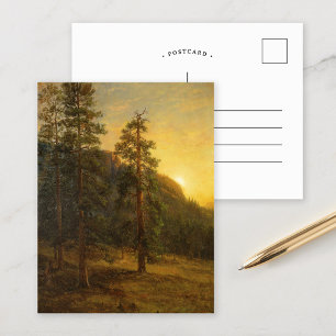 Kaliforniska Redwoods Albert Bierstadt Vykort