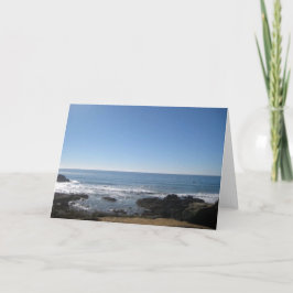 Kaliforniskt blankgratulationskort för Beach Kort