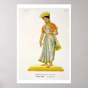 Kalika fru Varuna, graverad av C. de Motte (17) Poster