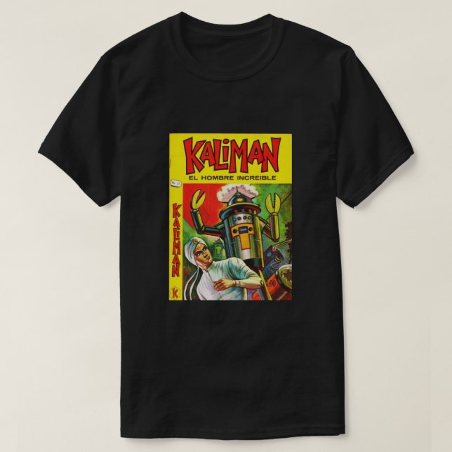 KALIMAN VS ROBOT Classic T Shirt (Design framsida)