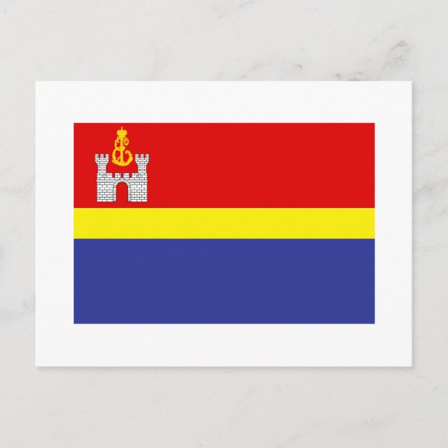 Kaliningrad Oblast Flagga Vykort (Framsida)