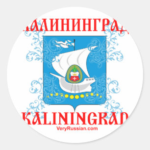 Kaliningrads stad Jackar om Arm Runt Klistermärke