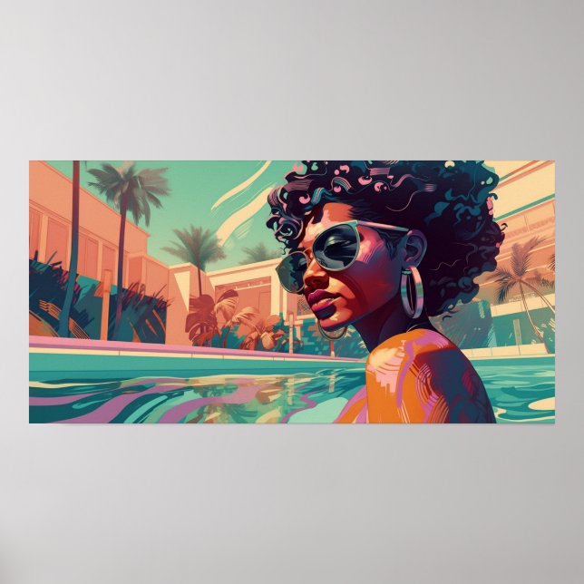 Kalisha simmar i paradiset poster (Framsidan)