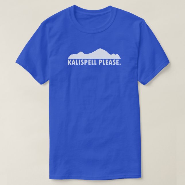 Kalispell Montana Tack T Shirt (Design framsida)