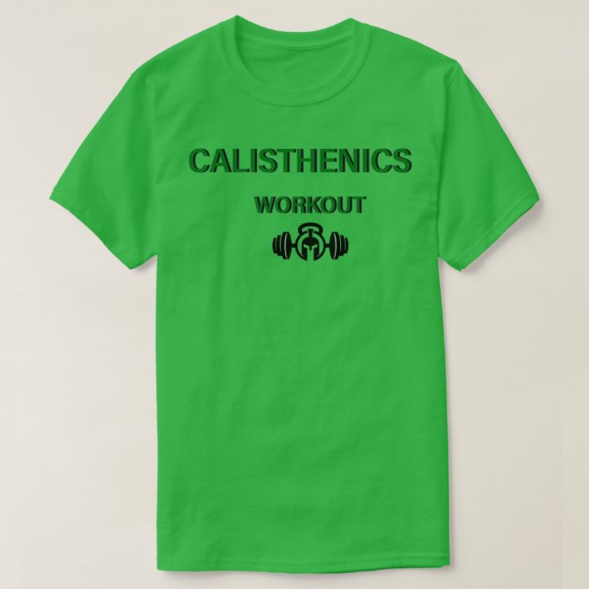 Kalisthenics-workout T Shirt (Design framsida)