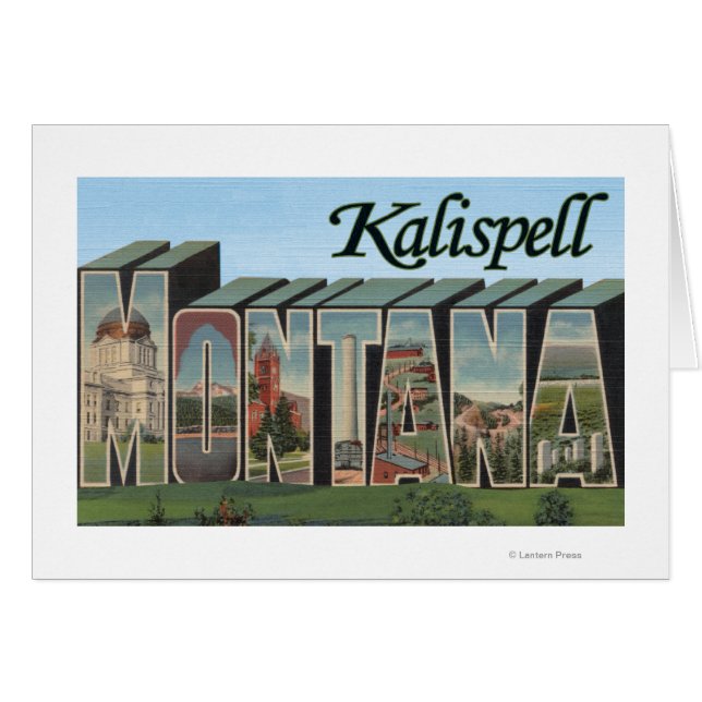 Kalitrollformel Montana - Stora Brev Scenes Hälsningskort (Framsidan Horizontal)