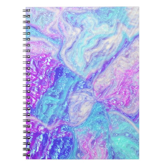 Kaliverse Fluid Fractal #01 Anteckningsbok (Framsidan)