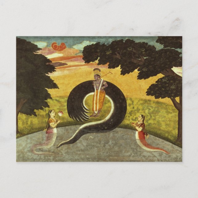 Kaliya, Basohli, Pahari Vykort (Framsida)