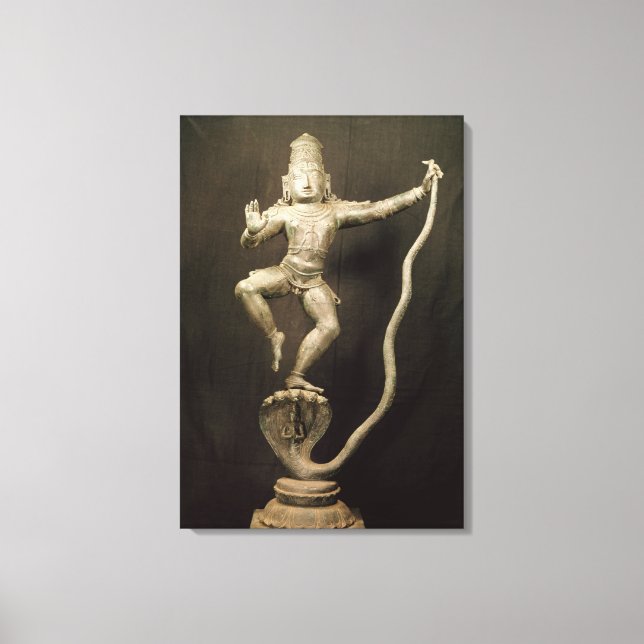 Kaliya Krishna Canvastryck (Framsida)