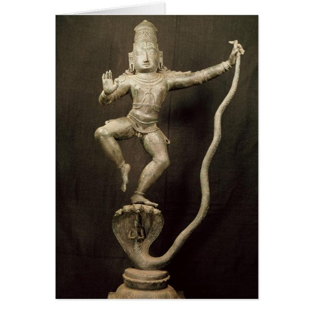 Kaliya Krishna Hälsningskort (Framsidan)