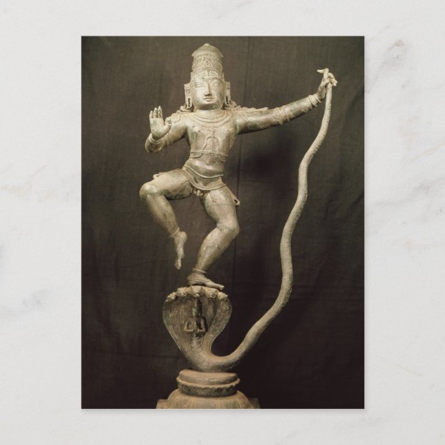 Kaliya Krishna Vykort (Framsida)