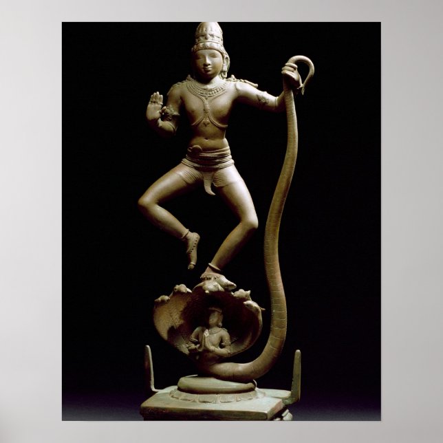 Kaliyakrishna, Chola, Tamil Nadu (bronze) Poster (Framsidan)