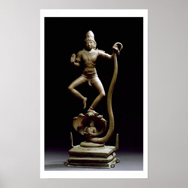 Kaliyakrishna, Chola, Tamil Nadu (bronze) Poster (Framsidan)