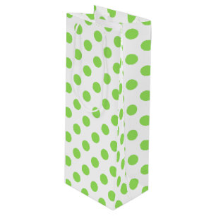 Kalk och vitt polka dots