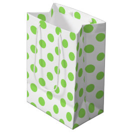 Kalk och vitt polka dots