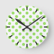 Kalk och vitt polka dots
