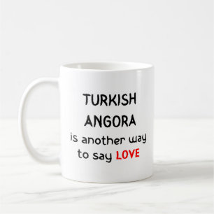 kalkangora kärlek kaffe mugg