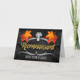 Kalkboard för lyckade Blessings-Thanksgivingar för Helgkort