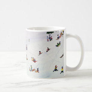 Kälke eller att inte åka ned 1990 kaffemugg