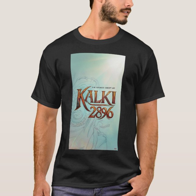 Kalki 2896 - Epic Sci-Fi Typography T-Shirts (Framsida)