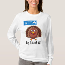 Kalkon Efter Thanksgiving Tecknad Tröja