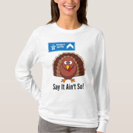 Kalkon Efter Thanksgiving Tecknad Tröja