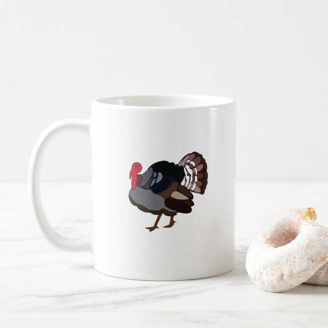 Kalkon Fågel Turkiet Kaffemugg (Med munk)