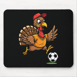 Kalkon Fotboll Thanksgiving Kalkon Spelar Fotboll Musmatta