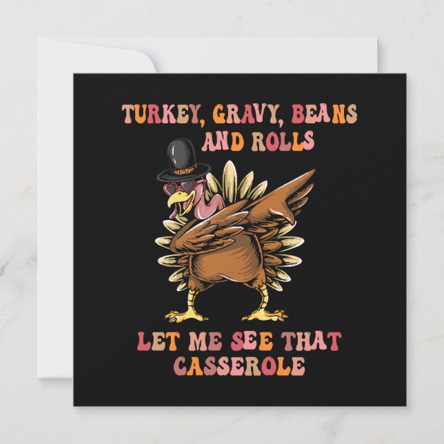 Kalkon Gravy Böna Och Rullar Låt Mig  (Framsida)
