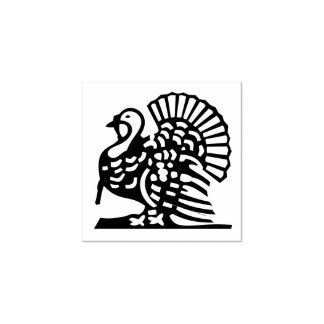 "Kalkon" gummistämpel Stämpel