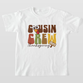 Kalkon Kusin Crew - Söt Familj Thanksgiving T Shirt
