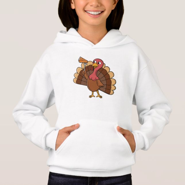 Kalkon med pajskiva t shirt (Framsida)