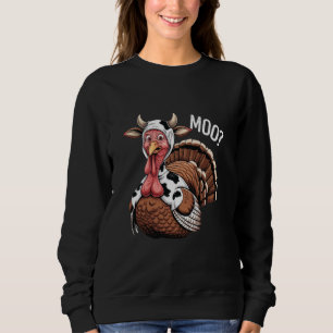 Kalkon Moo Rolig Thanksgiving T Shirt