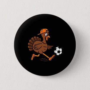 Kalkon spelar fotboll Thanksgiving Kalkon Kids Poj Knapp