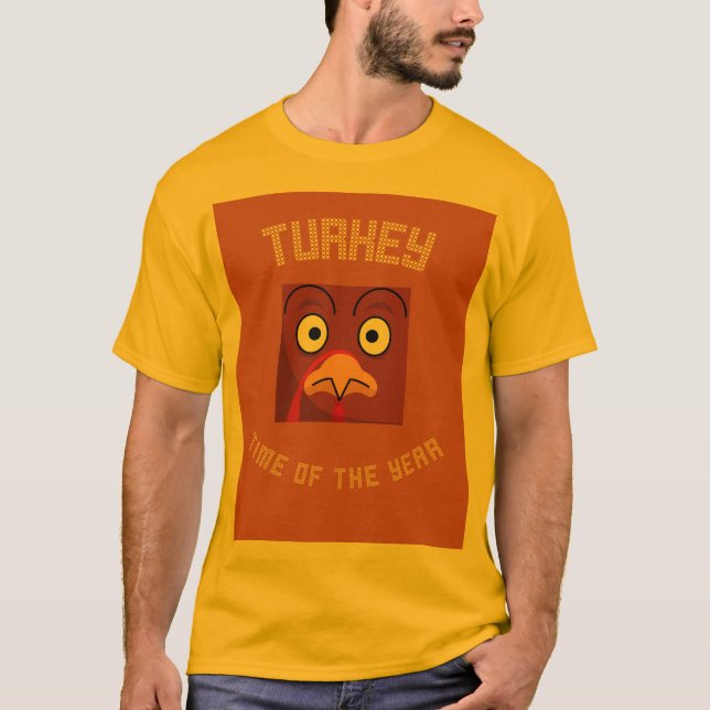 Kalkon tid på året t shirt (Framsida)