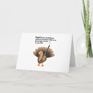 Kalkonens härkomst helgkort