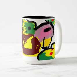 Kalkonfärg Två-Tonad mugg