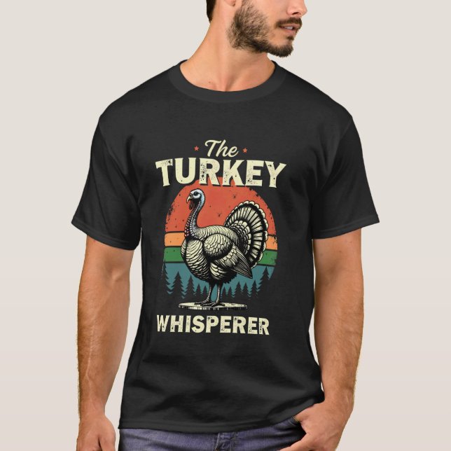 Kalkonflüstrat Vintage Matlagning Thanksgiving  T Shirt (Framsida)