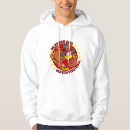 Kalkonfotboll i happy thanksgiving hoodie