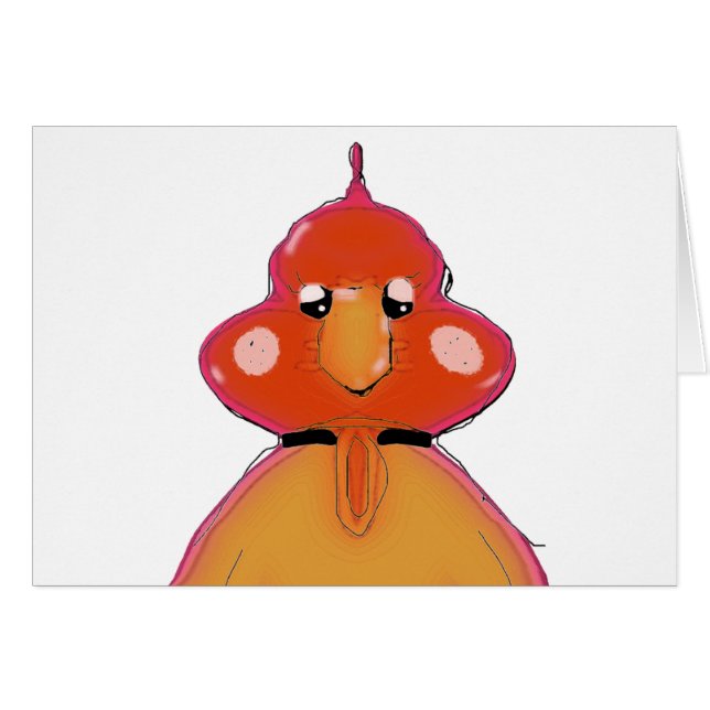 kalkonlurkey hälsningskort (Framsidan Horizontal)