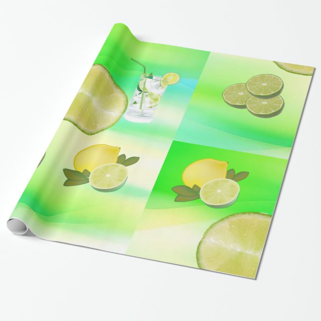 Kalkpapper Presentpapper (Utrullad)
