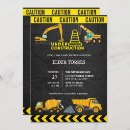 Kalktavla under babyskor för byggändamål inbjudningar