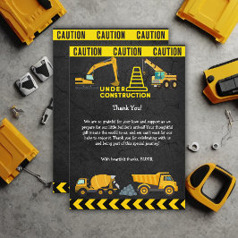 Kalktavla under babyskor för byggändamål tack kort